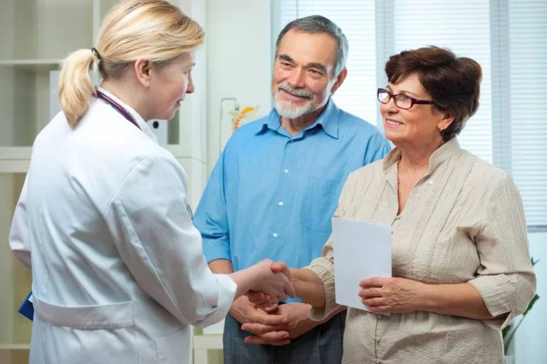 Couple Happy to join a insurance plan